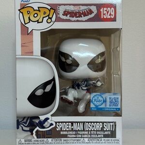 Funko Pop Spider-Man Oscorp Suit Black and White #1529